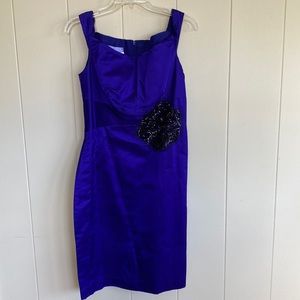 Vera Wang Lavender Label Royal Blue Dress size 8